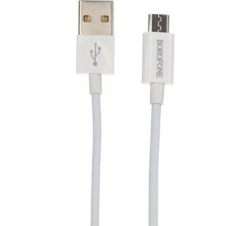 BOROFONE (6931474703293) BX22 USB-microUSB 2A 1м белый