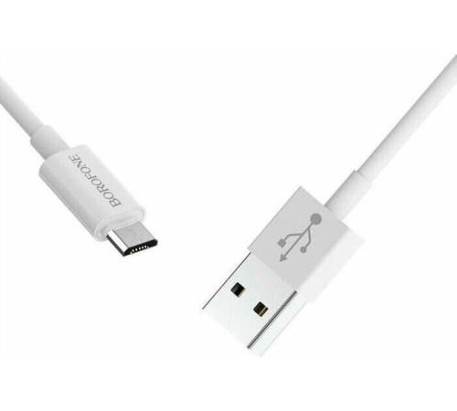 BOROFONE (6931474703293) BX22 USB-microUSB 2A 1м белый