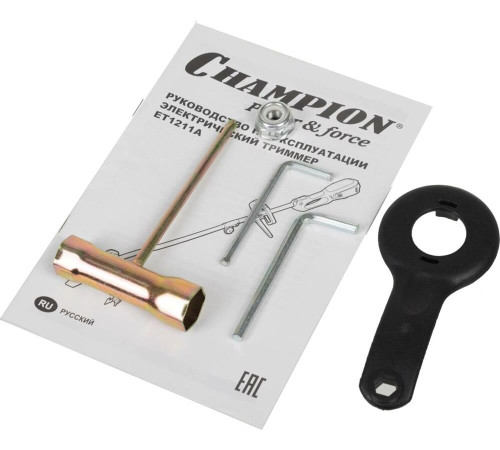 CHAMPION ET1211А разъемн.прям. (1 коробка)