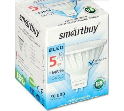 SMARTBUY (SBL-GU5_3-05-40K-N) 5W/4000K/GU5.3