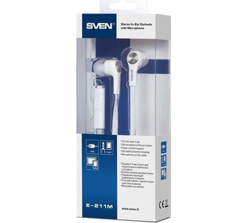 SVEN E-211M белый