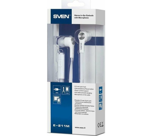 SVEN E-211M белый
