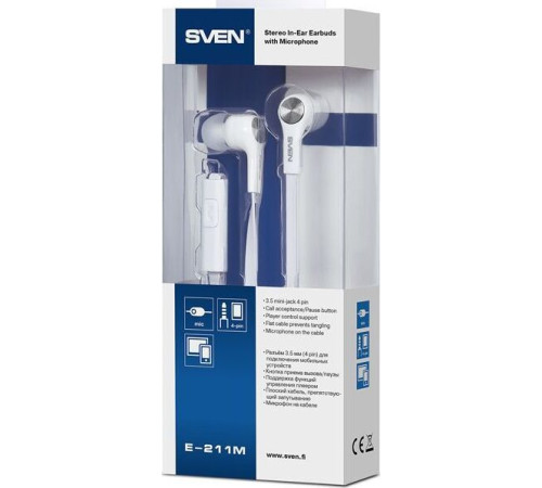 SVEN E-211M белый