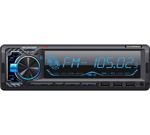 SOUNDMAX SM-CCR3182FB черный