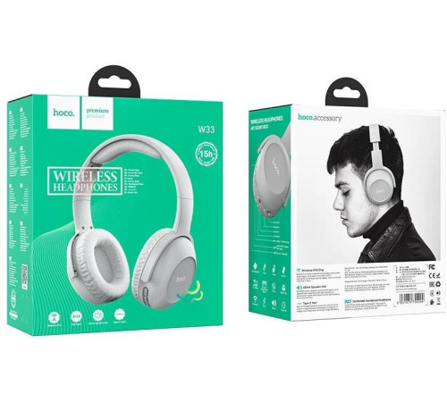 HOCO (6931474755094) W33 ART SOUNT серый
