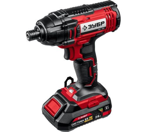 Винтоверт ЗУБР ГВЛ-255-22 18В, 2аккум., кейс