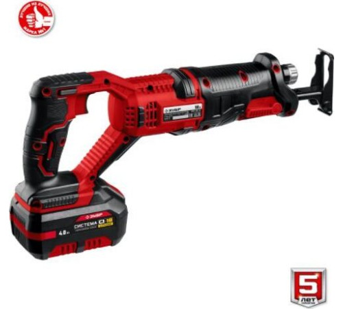 ЗУБР СПЛ-185-41 18В, 1 АКБ (4Ач), в коробке, пила сабельная.