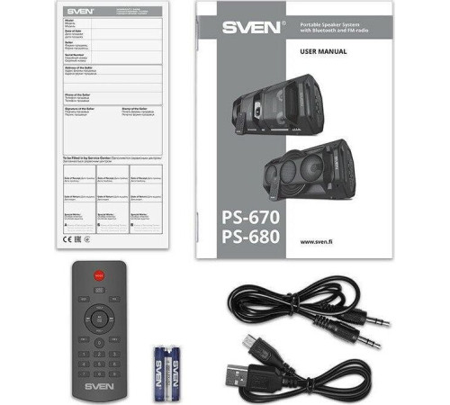 SVEN PS-670 черный