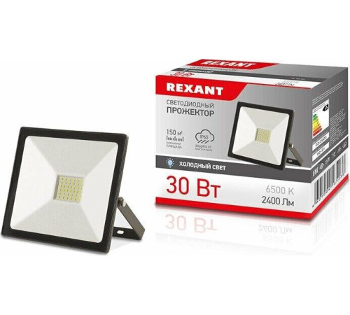 REXANT (605-003) 30 Вт 200-260В IP65 2400 лм 6500 K холодный свет