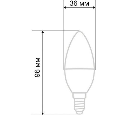 REXANT (604-023) (CN) 9,5 ВТ E14 903 ЛМ 2700 K