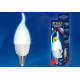 UNIEL (UL-00004298) LED-CW37 7W/4000K/E14/FR/DIM PLP01WH