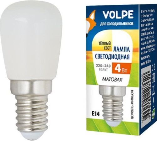 VOLPE (UL-00006501) VOLPE LED-Y25-4W/3000K/E14/FR/Z