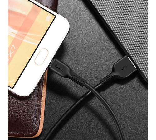 HOCO (6957531068884) X20 USB (m) - microUSB (m) 2.0m - черный