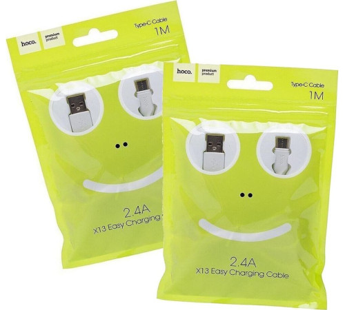 HOCO (6957531061199) X13 USB (m) - Type-C (m) 1.0м - белый
