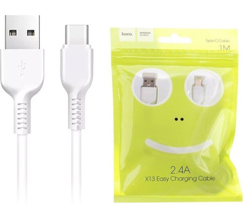 HOCO (6957531061199) X13 USB (m) - Type-C (m) 1.0м - белый