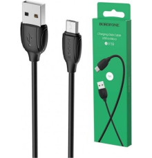 BOROFONE (6931474701770) BX19 USB-microUSB 2.4A 1м черный