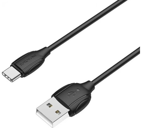BOROFONE (6931474701794) BX19 USB-Type-C 2.4A 1M - черный