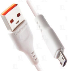 GOPOWER (00-00018563) GP01M USB (m)-microUSB (m) 1.0м 2.4A белый