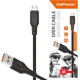 GOPOWER (00-00018564) GP01M USB (m)-microUSB (m) 1.0м 2.4A черный