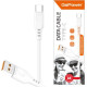 GOPOWER (00-00018565) Кабель GP01T USB (m)-Type-C (m) 1.0м 2.4A белый