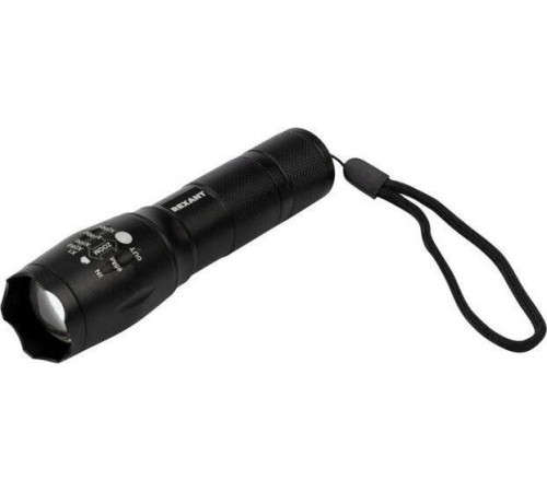 REXANT (75-718) Фонарь ручной сверхъяркий, алюминий, 3 х ААА