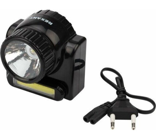 REXANT (75-719) Фонарь налобный, аккум, зарядка от сети