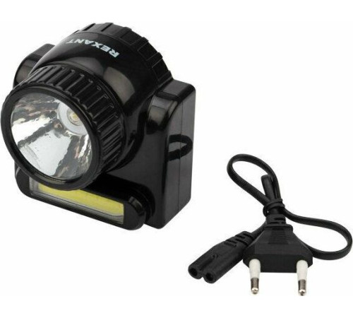 REXANT (75-719) Фонарь налобный, аккум, зарядка от сети