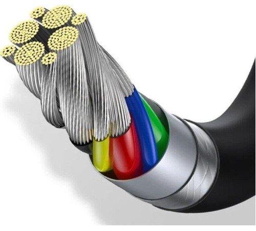 MORE CHOICE (4627151192345) K61Sa USB (m)-Type-C (m) 3.0А 1.0м - т/ серый