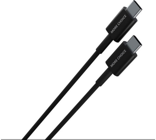 MORE CHOICE (4627151194868) K71Sa Type-C(m)-Type-C (m) 3.0А 2.0м - черный