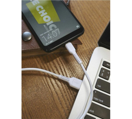 MORE CHOICE (4627151193151) K16a USB (m)-Type-C (m) 1.0м, белый