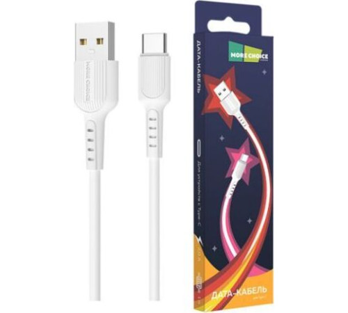 MORE CHOICE (4627151192918) K26a USB (m)-Type-C (m) 1.0м, белый