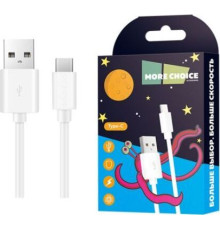 MORE CHOICE (4627151190792) K13a USB (m)-Type-C (m) 1.0м - белый
