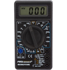 Измерительные приборы и инструмент PROCONNECT (13-3011) M830B (DT830B) Портативный мультиметр