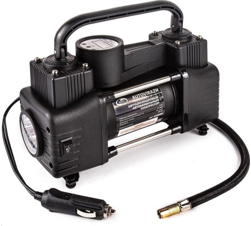 AUTOVIRAZH (AV-010999) двухцилиндровый 95 л/мин с цифровым манометром