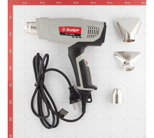 ЗУБР ФТ-1600 Фен технический 1600 Вт, 1 режим: 350; 2 режим: 550 °