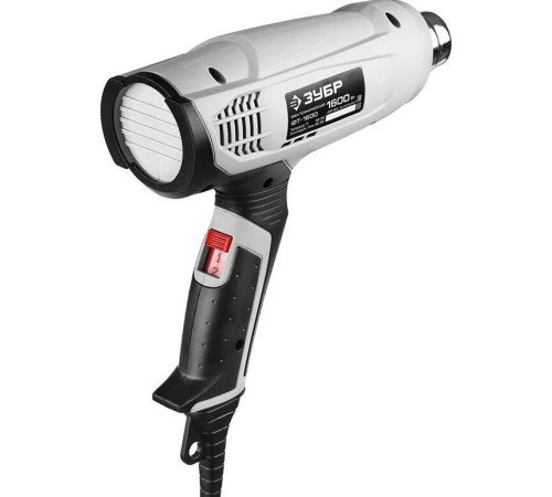 ЗУБР ФТ-1600 Фен технический 1600 Вт, 1 режим: 350; 2 режим: 550 °