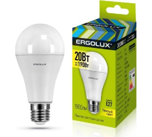ERGOLUX (13182) LED-A65-20W-E27-3K