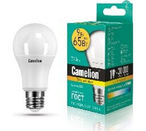 CAMELION (12043) LED9-A60/830/E27/9Вт/3000К
