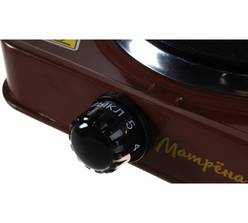 МАТРЁНА МА-061 коричневый однокомфорочная