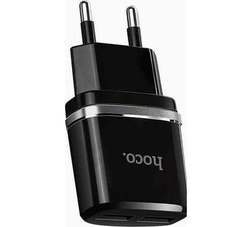 HOCO (6957531063094) C12 2USB 2.4A черный