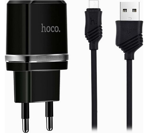 HOCO (6957531063094) C12 2USB 2.4A черный