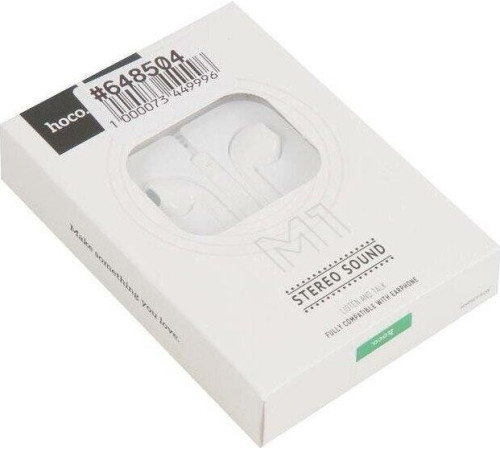 HOCO (6957531032700) M1 ORIGINAL SERIES AUX 3.5мм белый