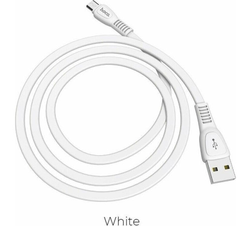 HOCO (6931474711687) X40 USB (m)-microUSB (m) 1.0м - белый