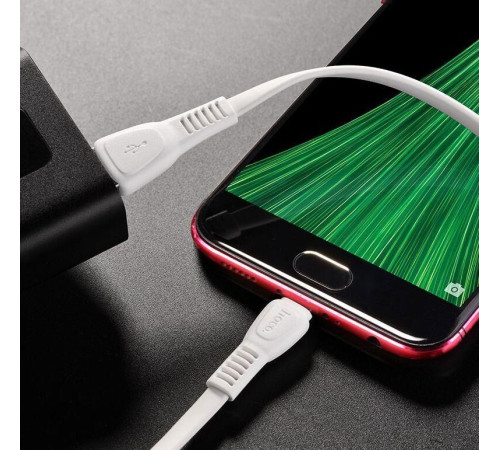 HOCO (6931474711687) X40 USB (m)-microUSB (m) 1.0м - белый