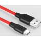 HOCO (6957531071419) X21 USB (m) - Type-C (m) 1.0m - красный/черный