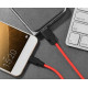 HOCO (6957531071419) X21 USB (m) - Type-C (m) 1.0m - красный/черный