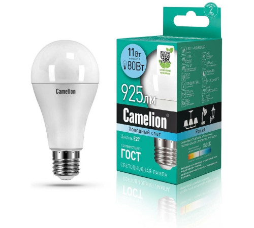 CAMELION (12036) LED11-A60/845/E27/4500К