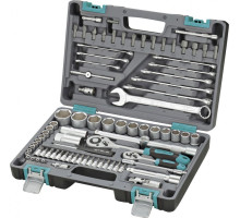 STELS Набор инструментов, 1/2 , 1/4 , CrV, пластиковый кейс 82 предм. 14105