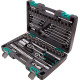 STELS Набор инструментов, 1/2 , 1/4 , CrV, пластиковый кейс 82 предм. 14105