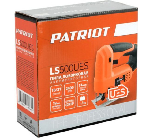 PATRIOT 110303050 LS 500UES Лобзик аккумуляторный бек аккум. без З/У